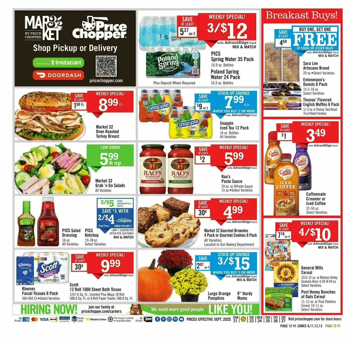 Price Chopper Weekly Ad from September 21