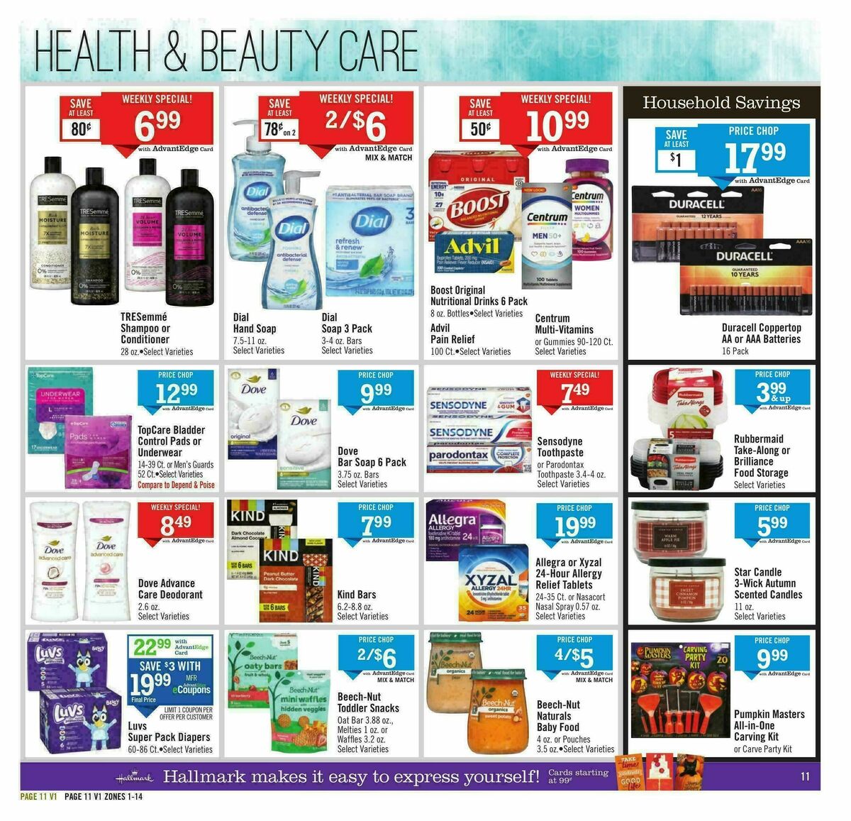 Price Chopper Weekly Ad from September 28
