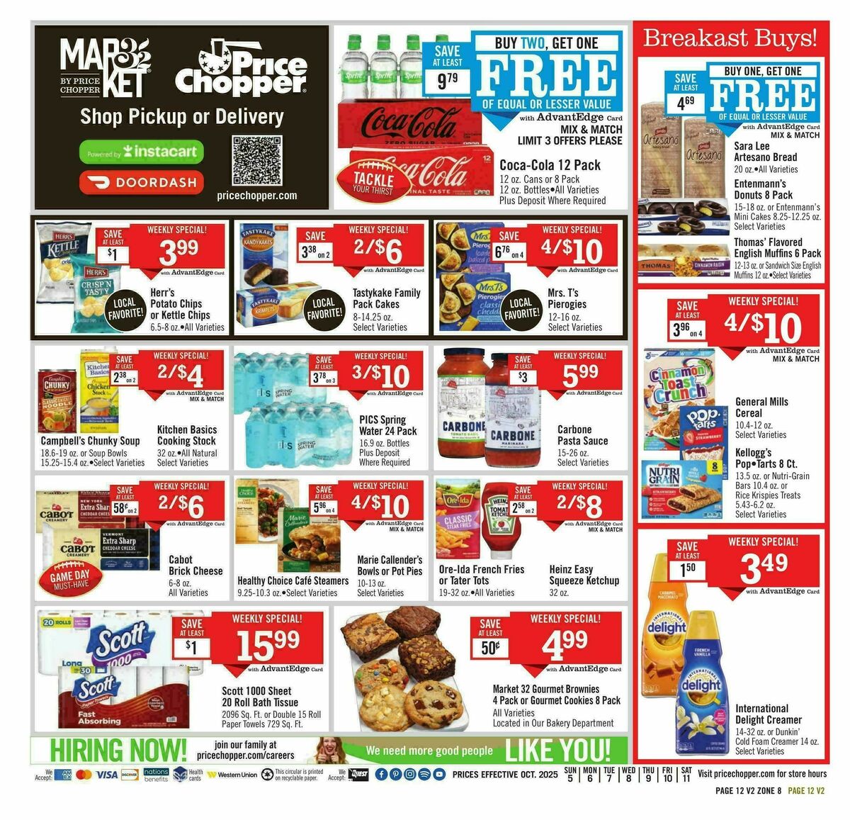 Price Chopper Weekly Ad from October 5