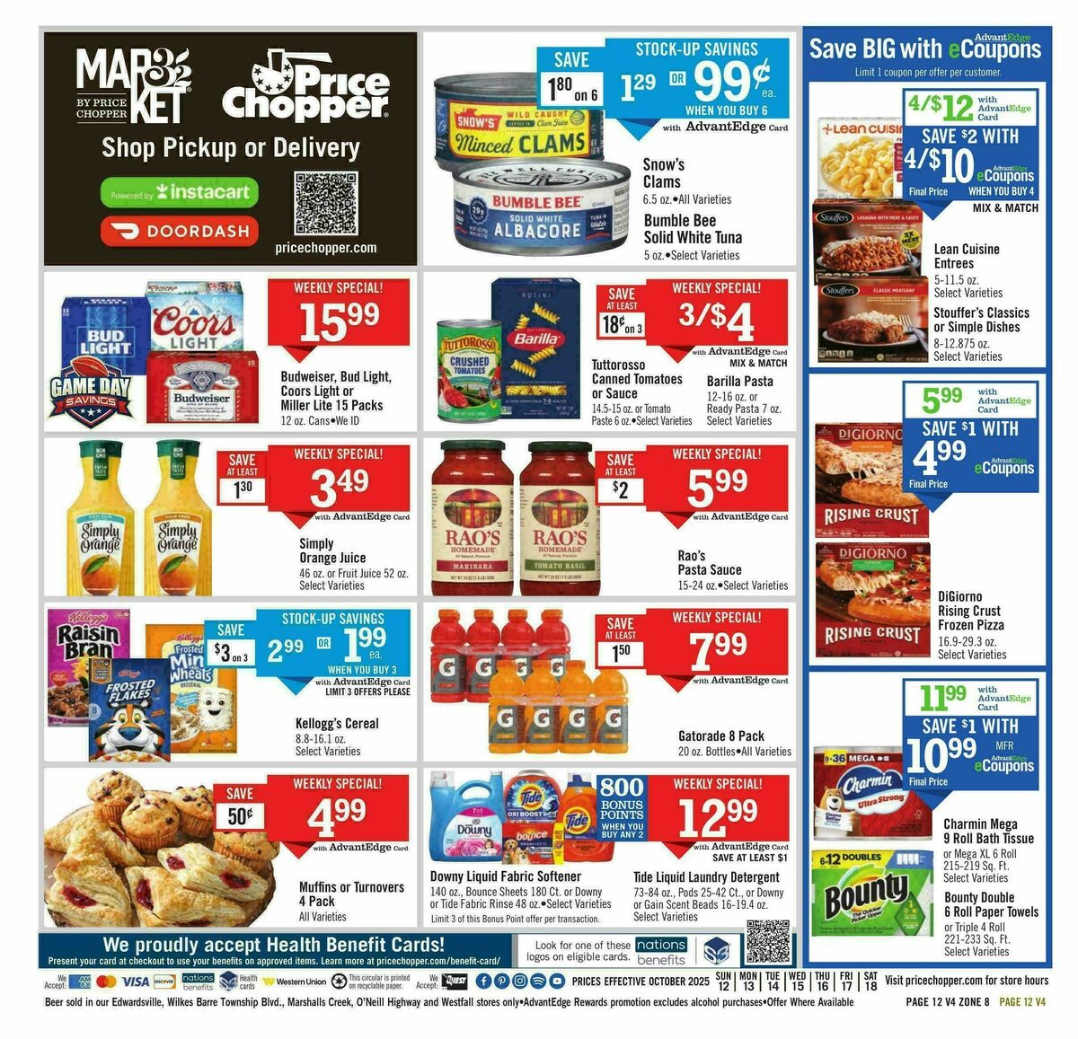 Price Chopper Weekly Ad from October 12