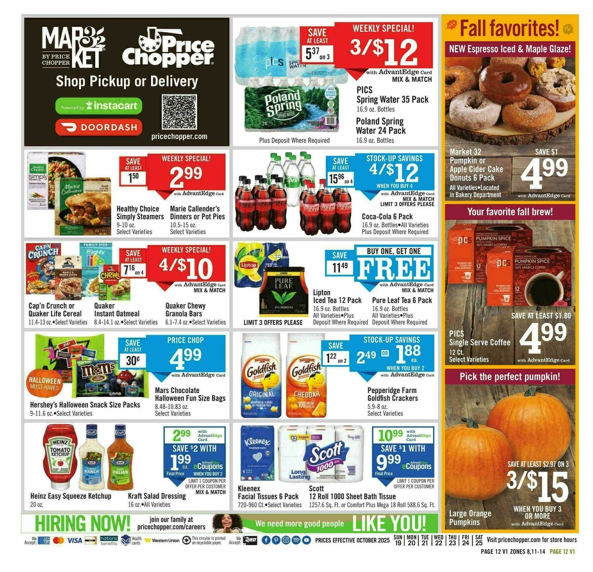Price Chopper Weekly Ad from October 19