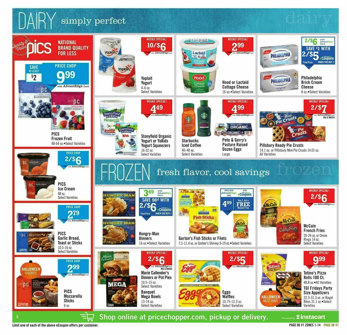 Price Chopper Weekly Ad from October 26