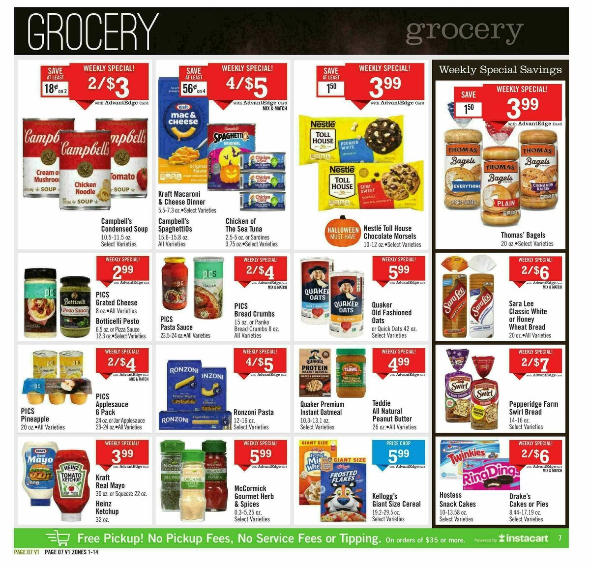 Price Chopper Weekly Ad from October 26