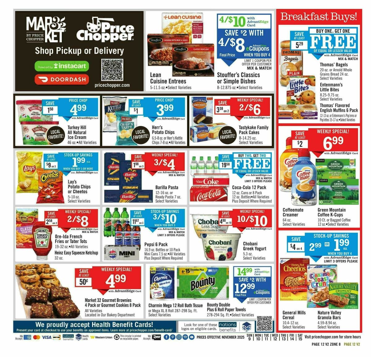 Price Chopper Weekly Ad from November 9