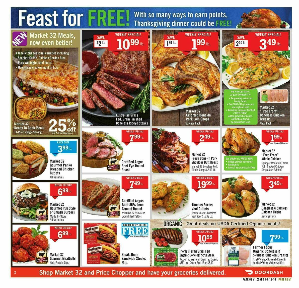 Price Chopper Weekly Ad from November 9