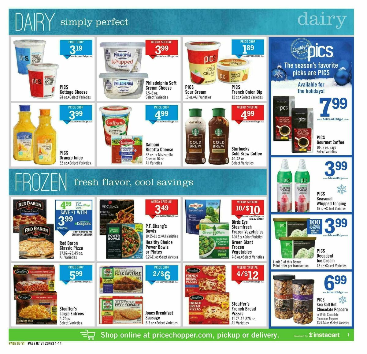 Price Chopper Weekly Ad from November 9