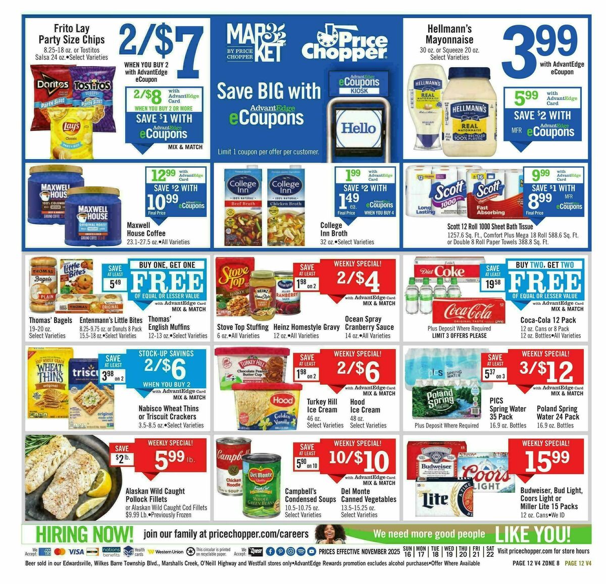 Price Chopper Weekly Ad from November 16