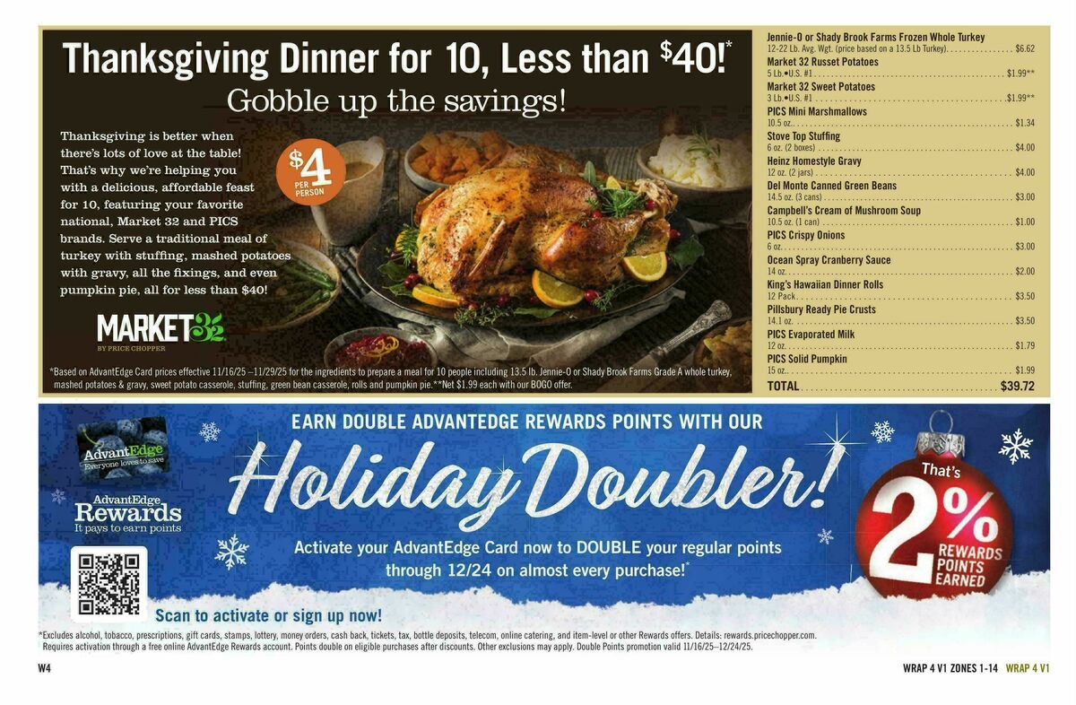 Price Chopper Weekly Ad from November 16