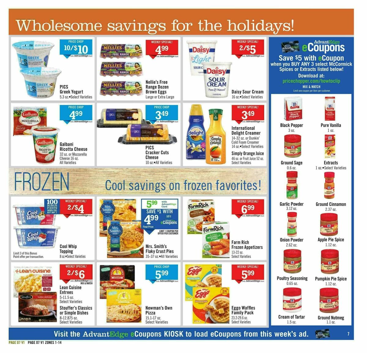 Price Chopper Weekly Ad from November 16