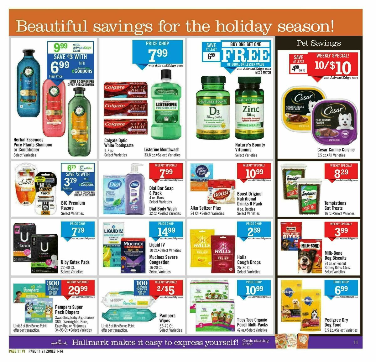 Price Chopper Weekly Ad from November 23