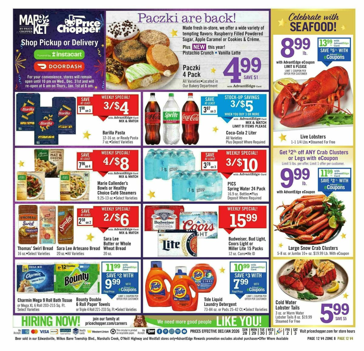 Price Chopper Weekly Ad from December 28