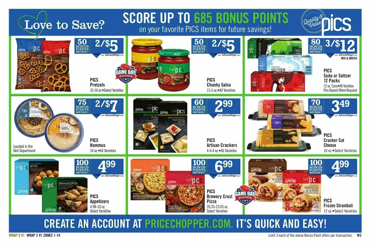 Price Chopper Weekly Ad from January 18