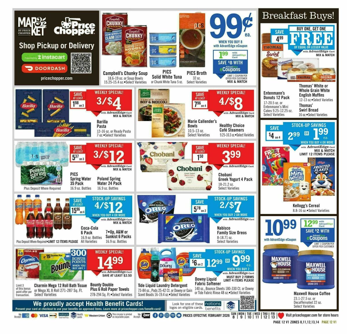 Price Chopper Weekly Ad from February 8