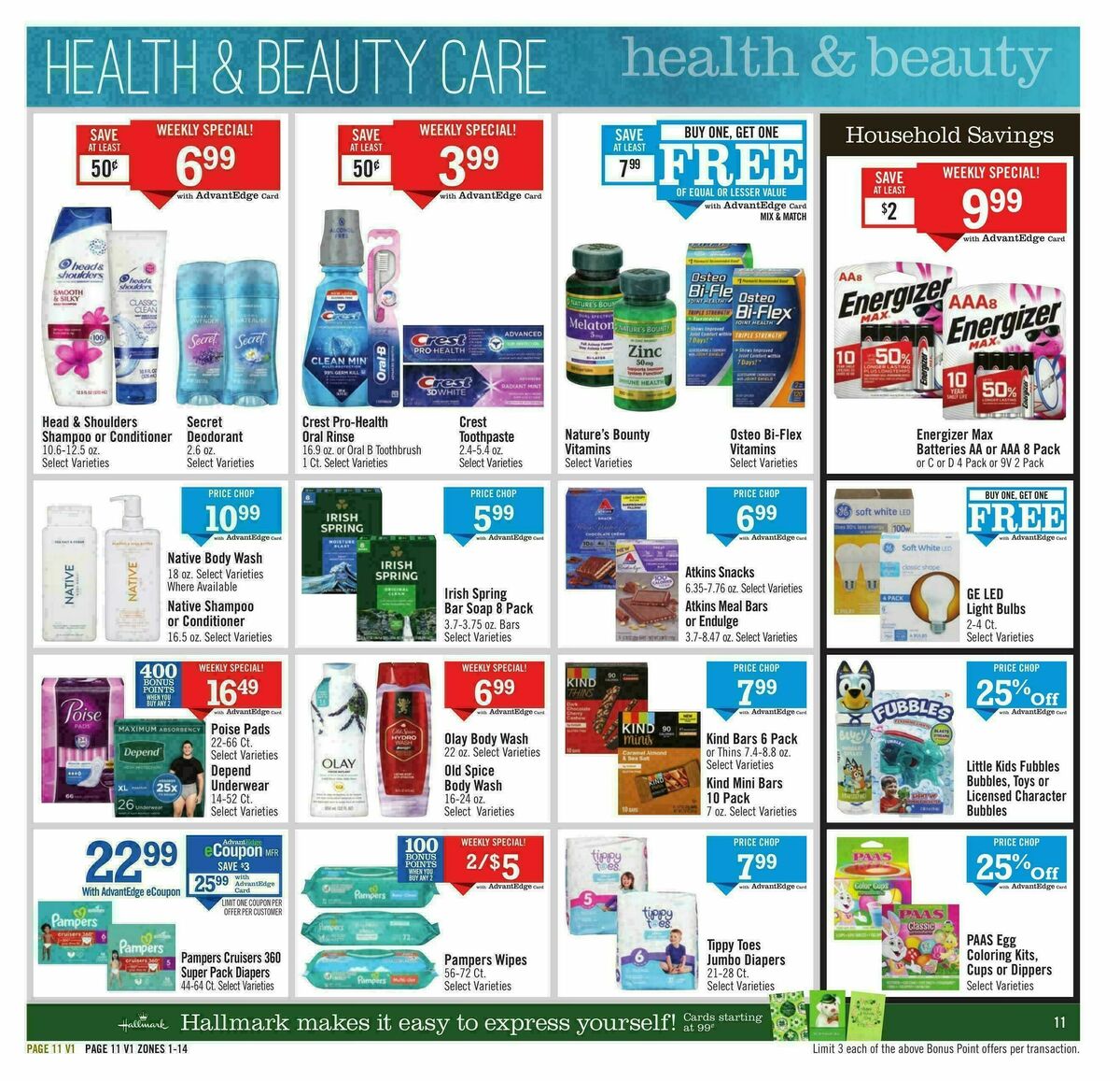 Price Chopper Weekly Ad from March 15