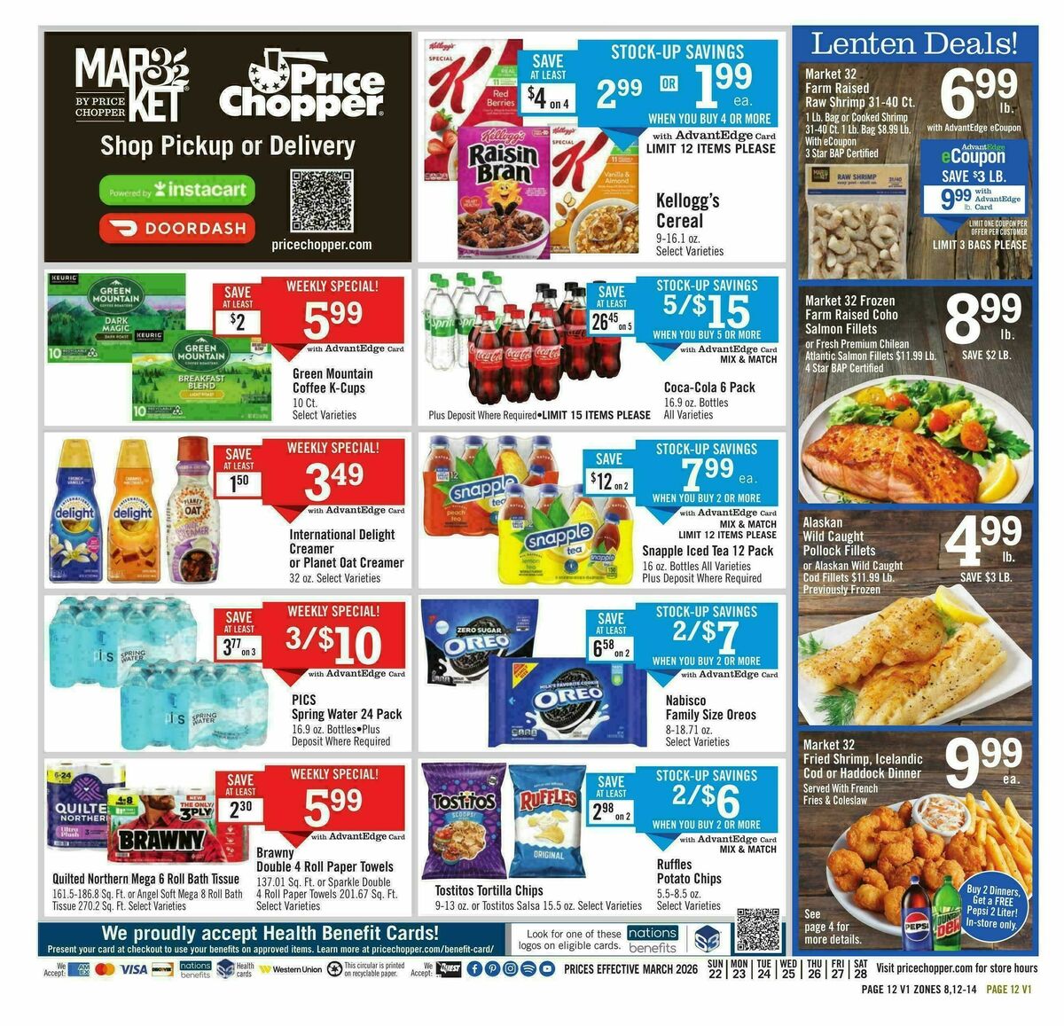 Price Chopper Weekly Ad from March 22