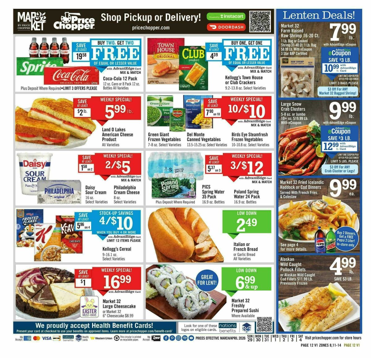 Price Chopper Weekly Ad from March 29