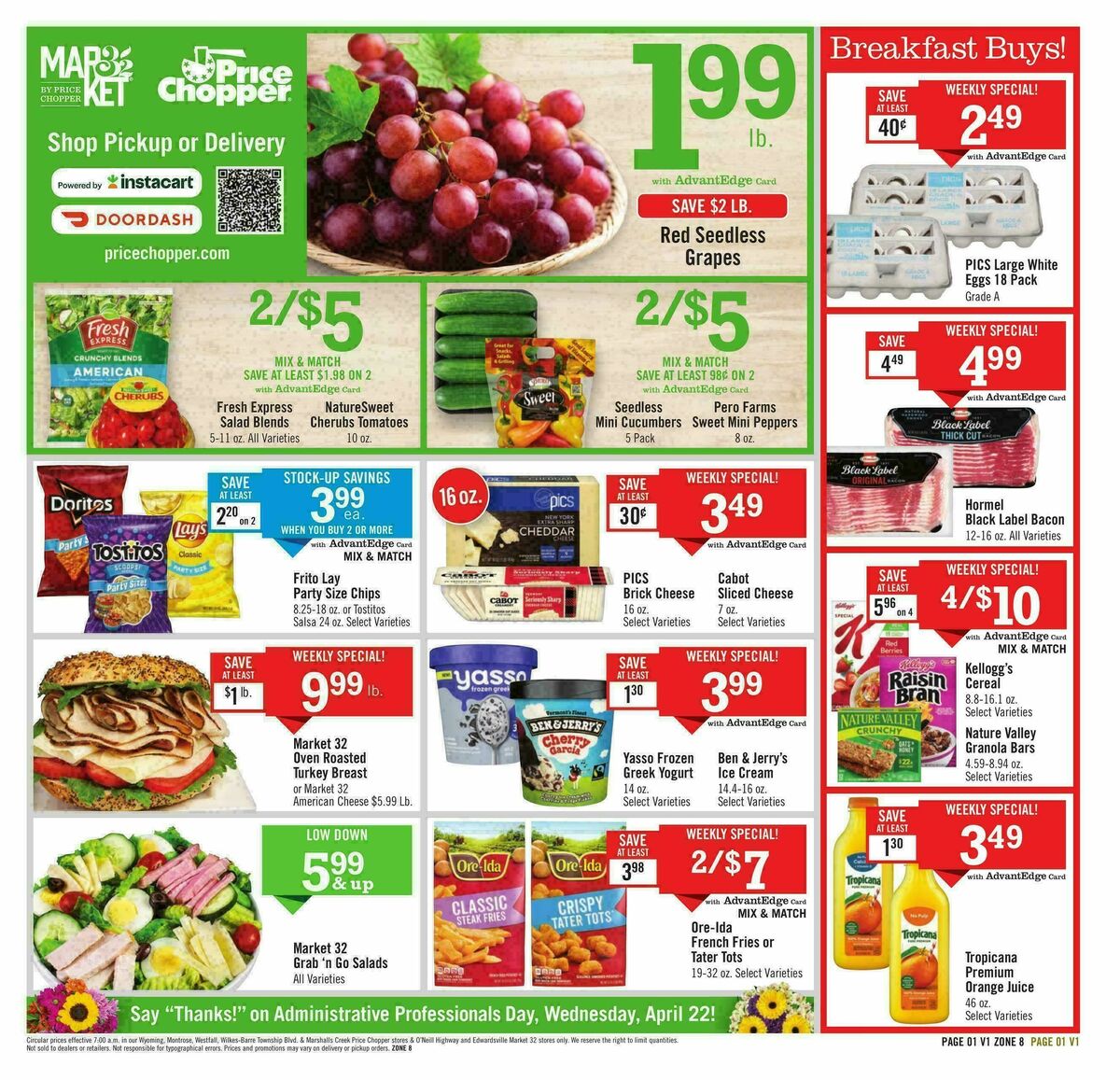 Price Chopper Weekly Ad from April 19