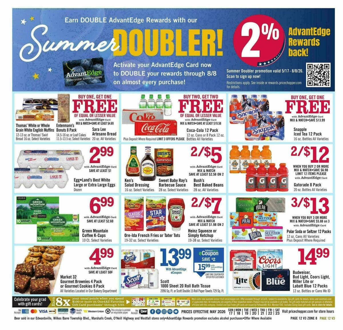 Price Chopper Weekly Ad from May 17