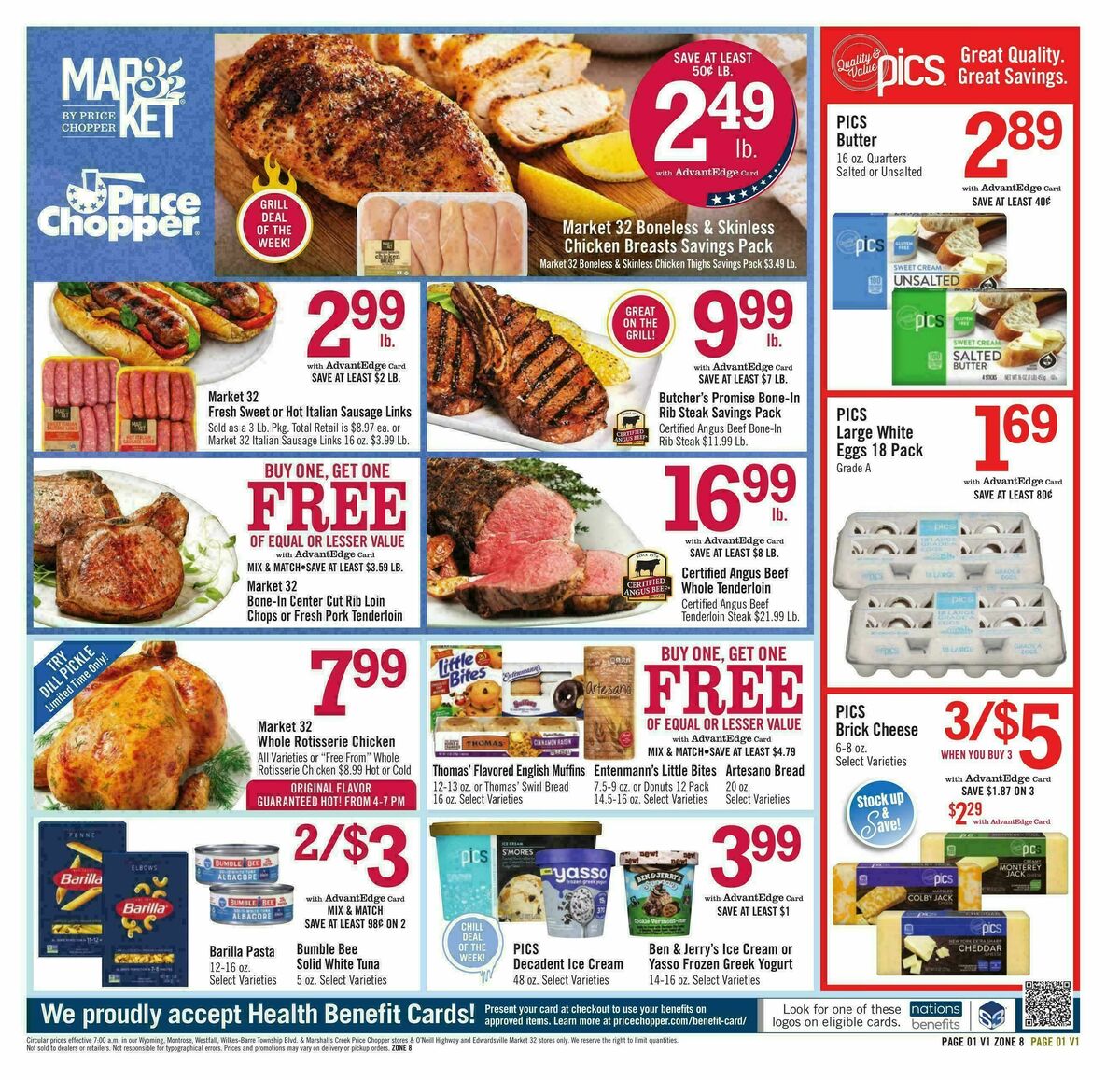 Price Chopper Weekly Ad from August 9