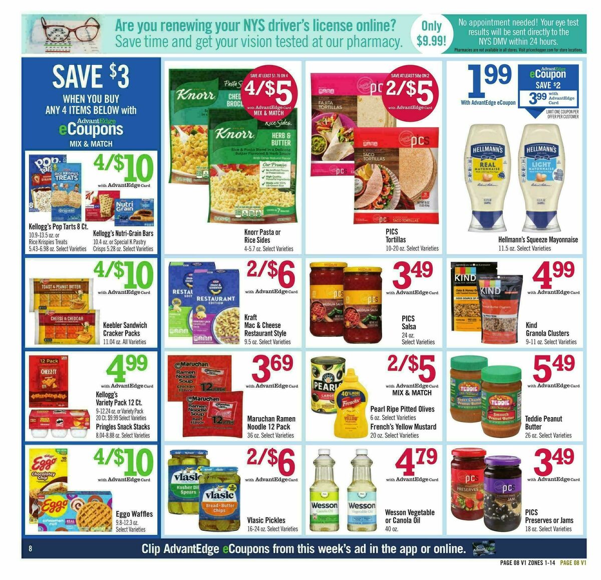 Price Chopper Weekly Ad from August 9