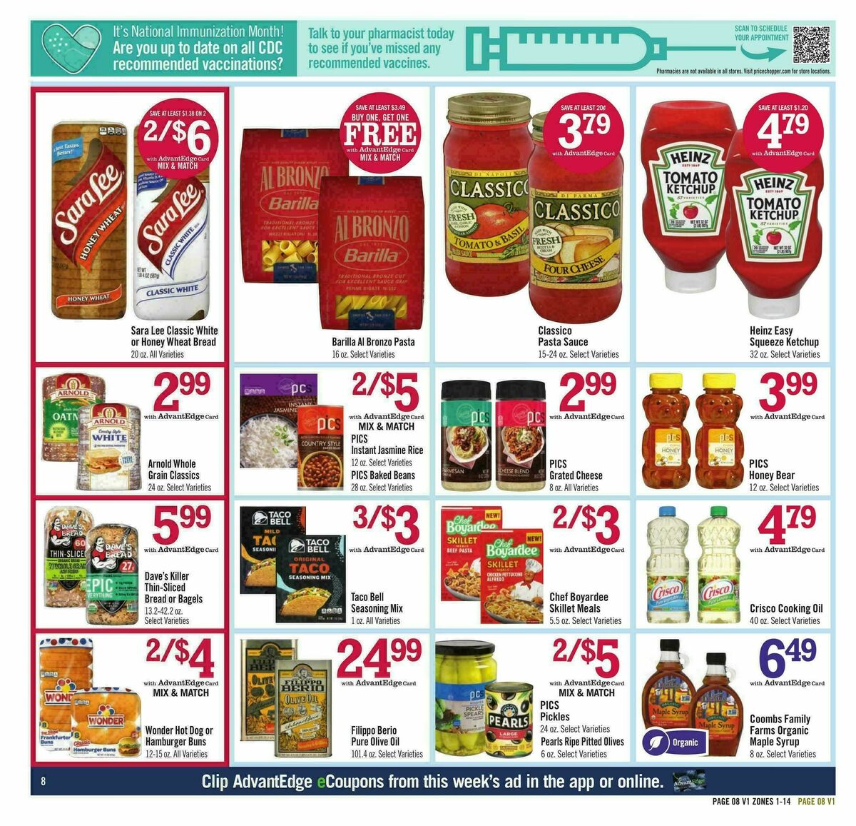 Price Chopper Weekly Ad from August 16