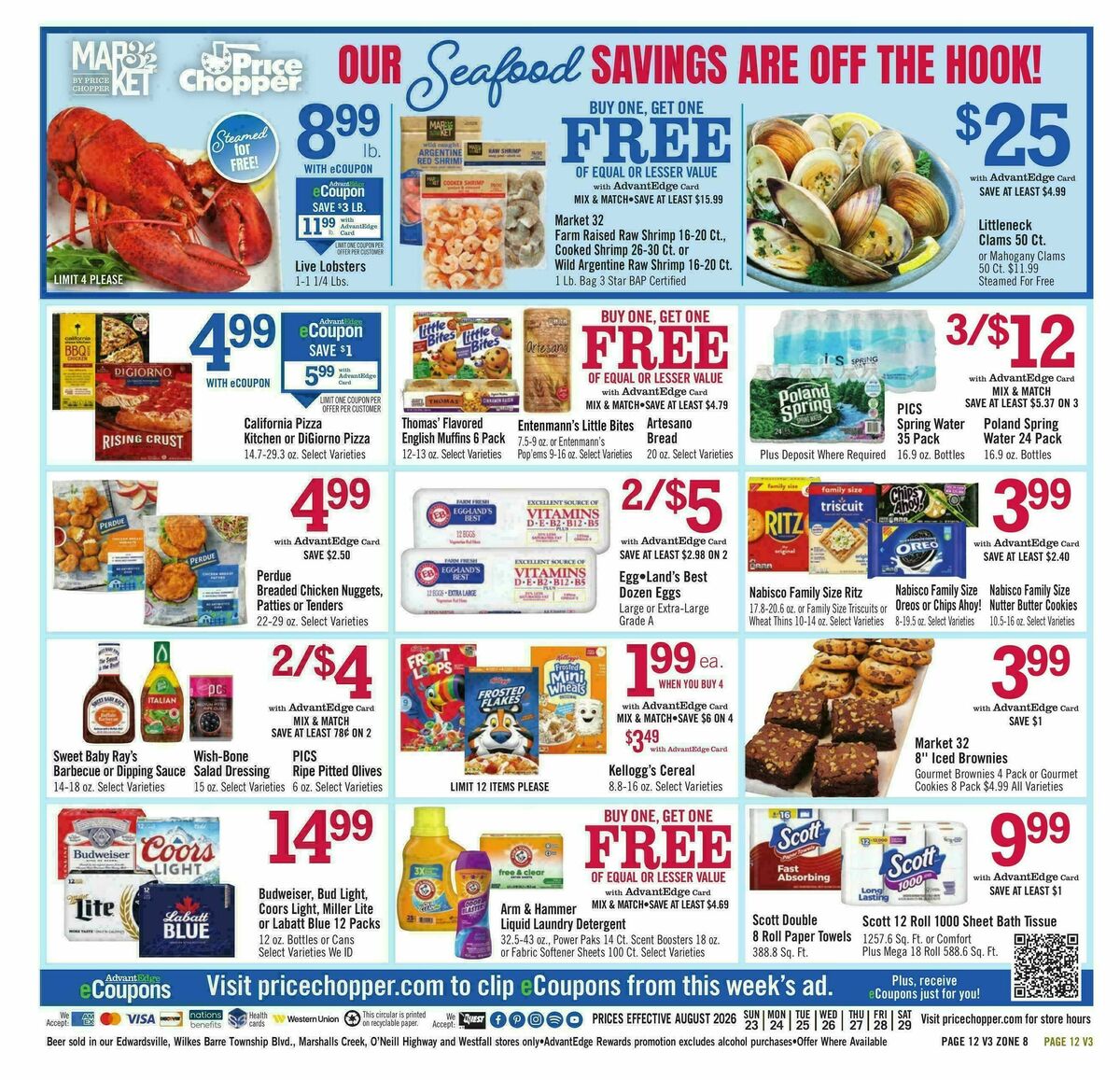 Price Chopper Weekly Ad from August 23
