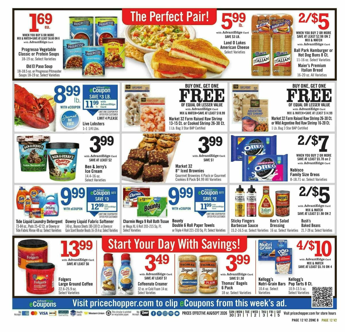 Price Chopper Weekly Ad from August 30