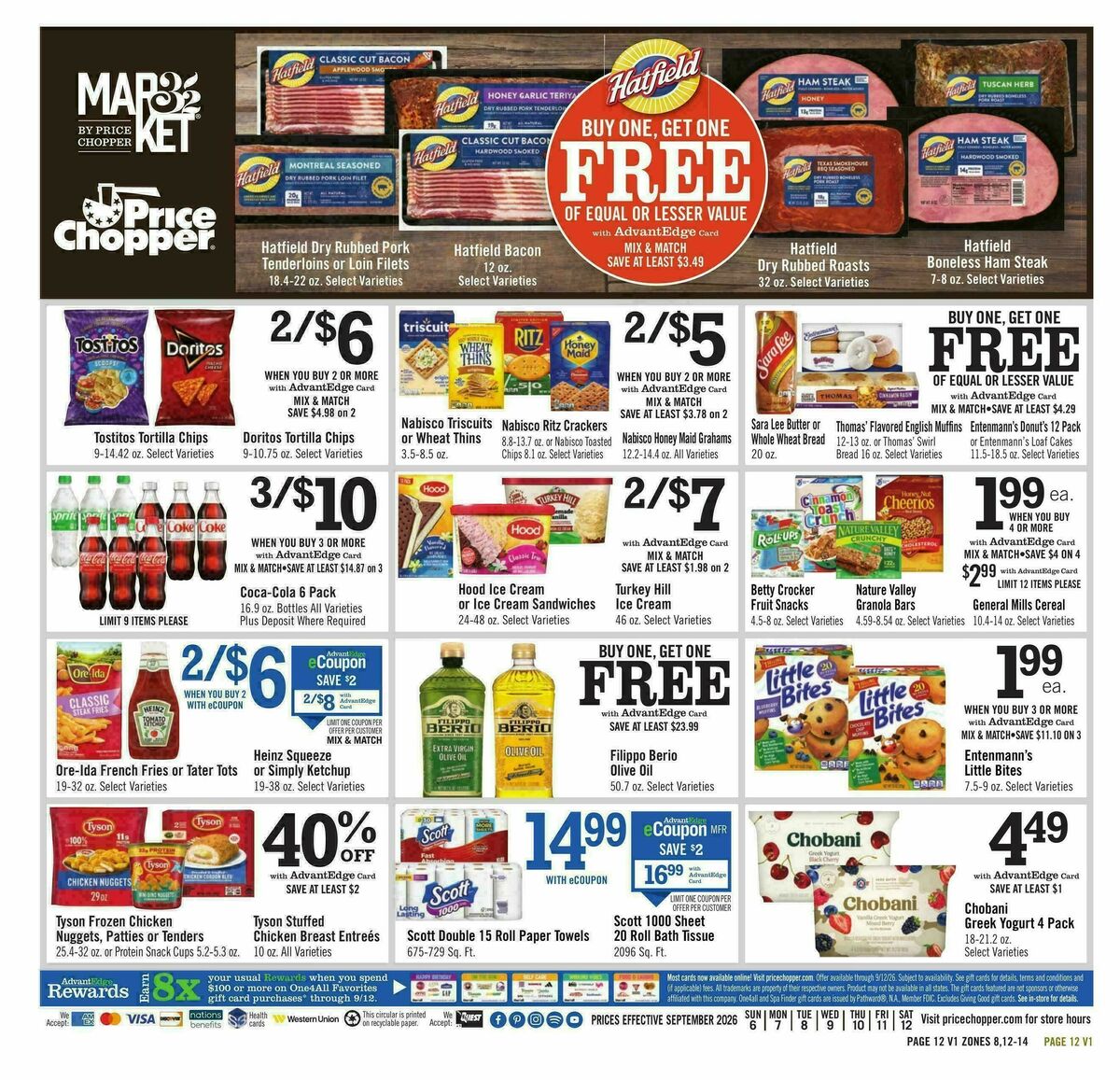 Price Chopper Weekly Ad from September 6