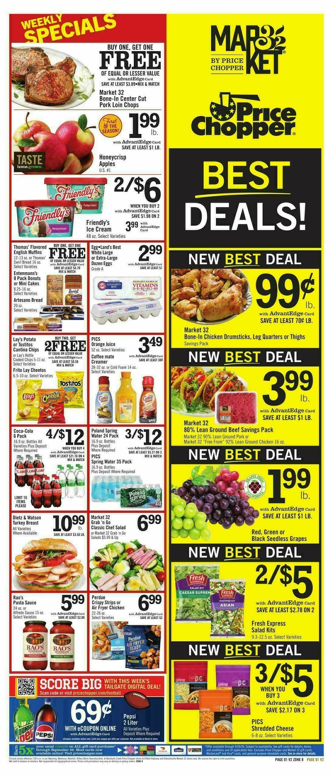 Price Chopper Weekly Ad from September 20