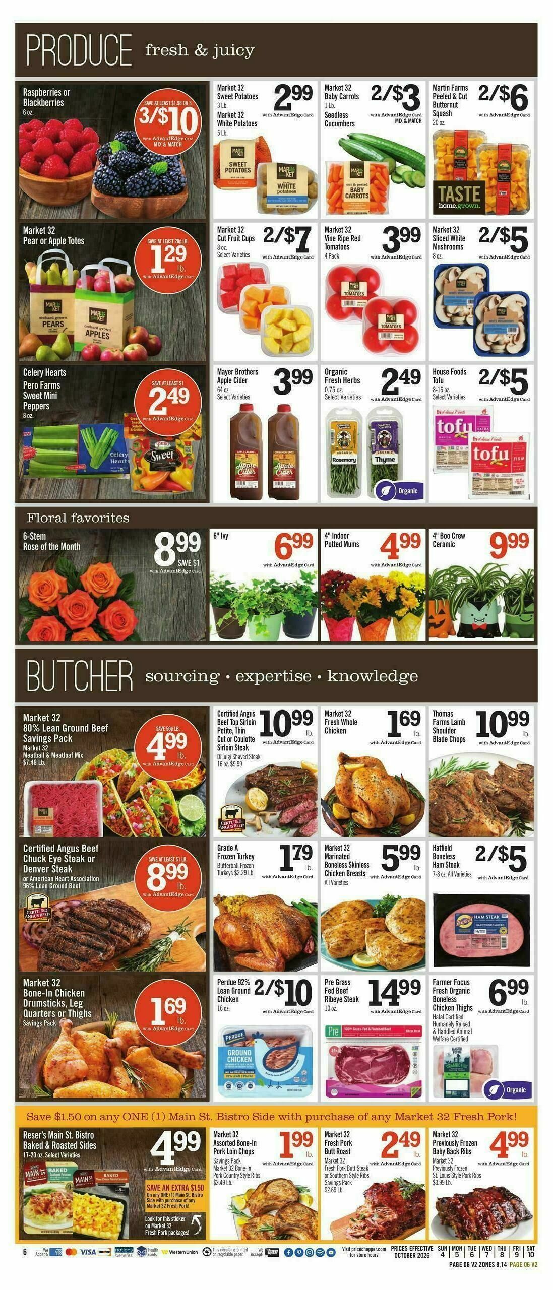 Price Chopper Weekly Ad from October 4