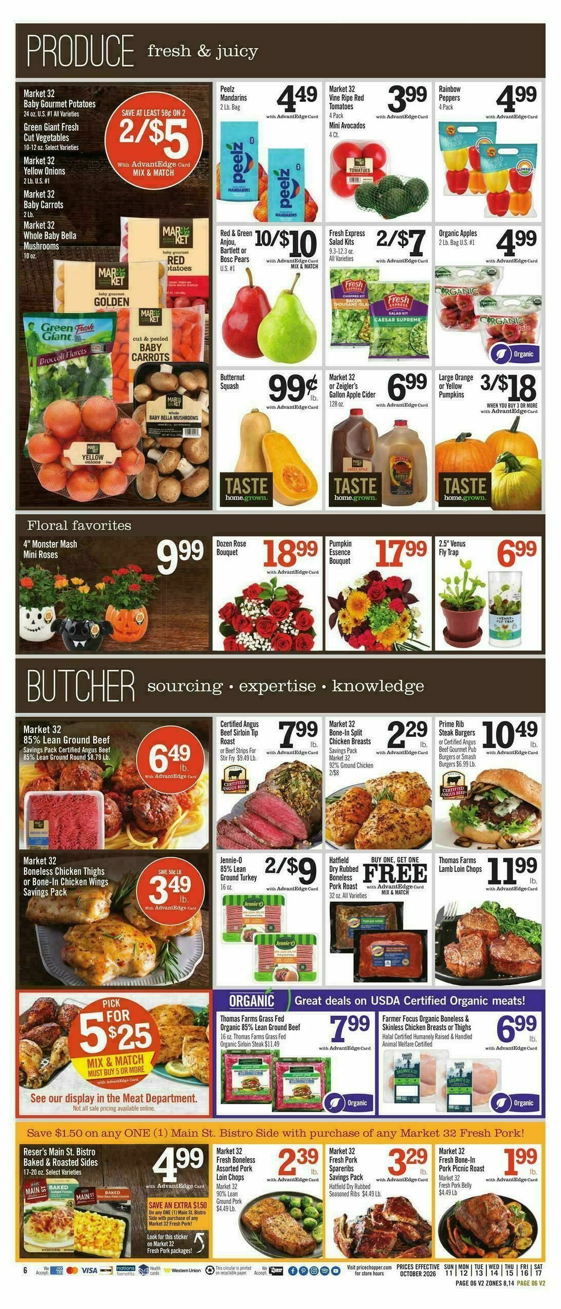 Price Chopper Weekly Ad from October 11