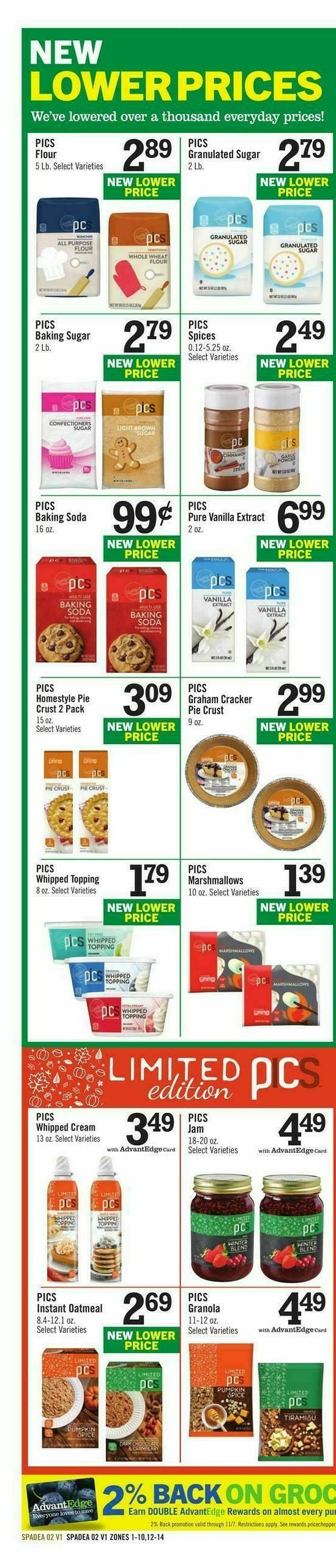 Price Chopper Weekly Ad from October 11
