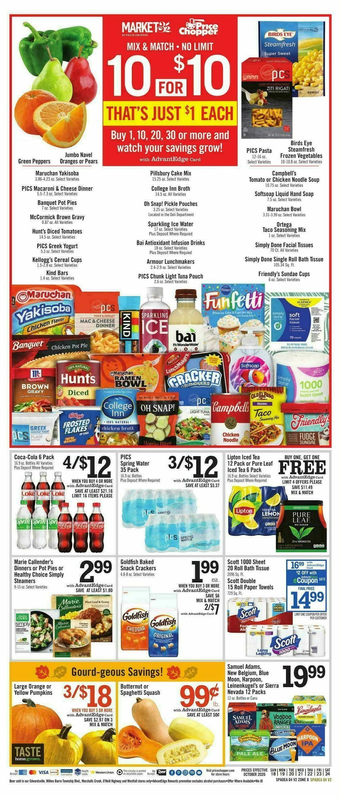 Price Chopper Weekly Ad from October 18
