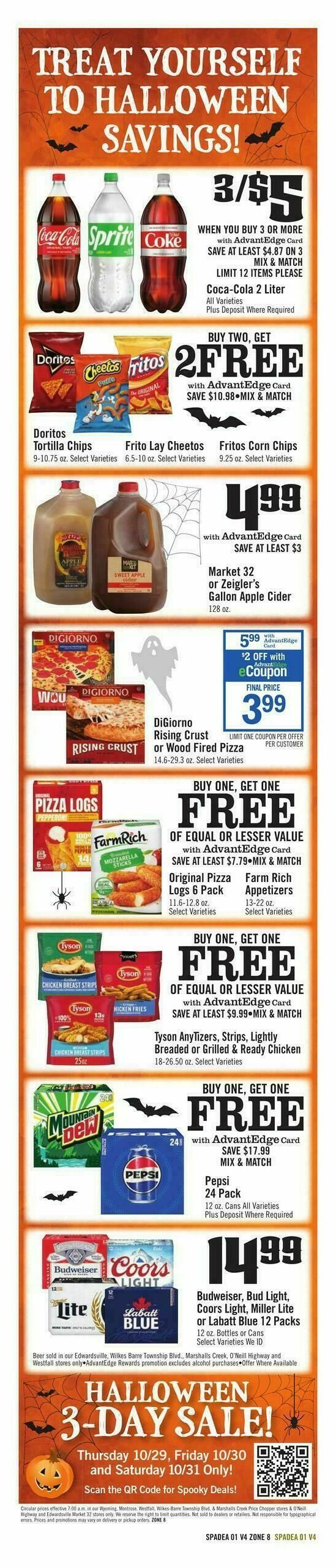 Price Chopper Weekly Ad from October 25
