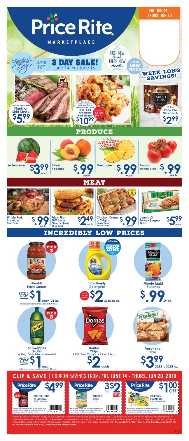 Price Rite Weekly Ad from June 14