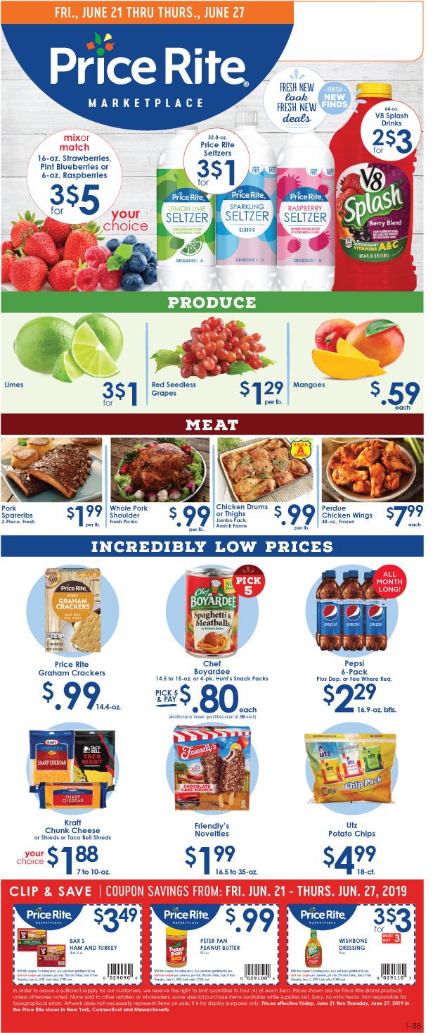 Price Rite Weekly Ad from June 21