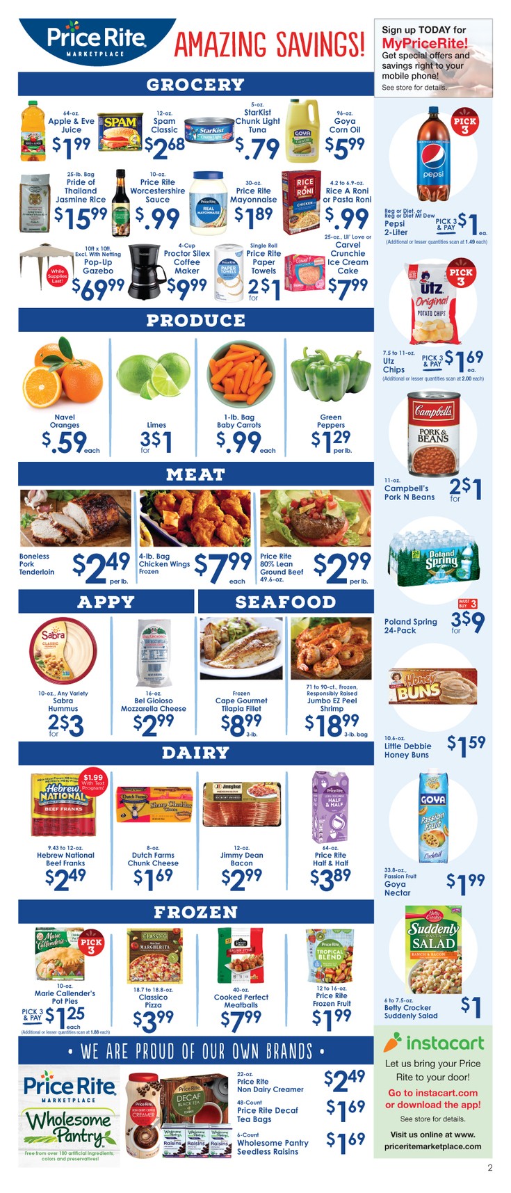 Price Rite Weekly Ad from July 5