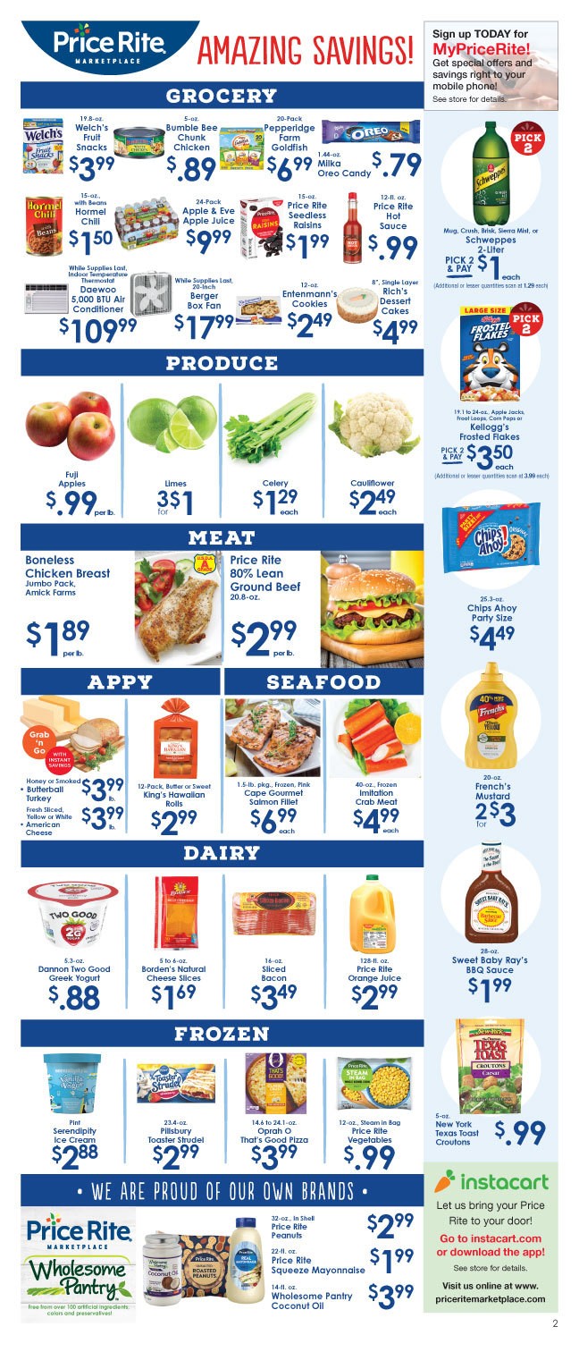 Price Rite Weekly Ad from July 12