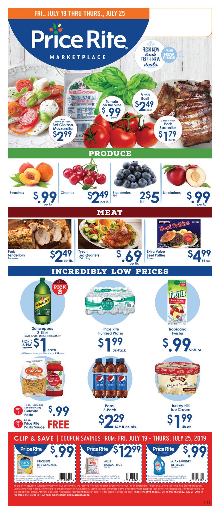 Price Rite Weekly Ad from July 19