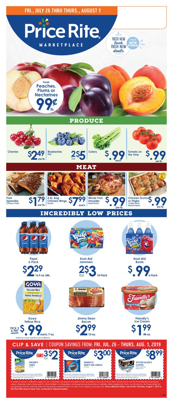 Price Rite Weekly Ad from July 26