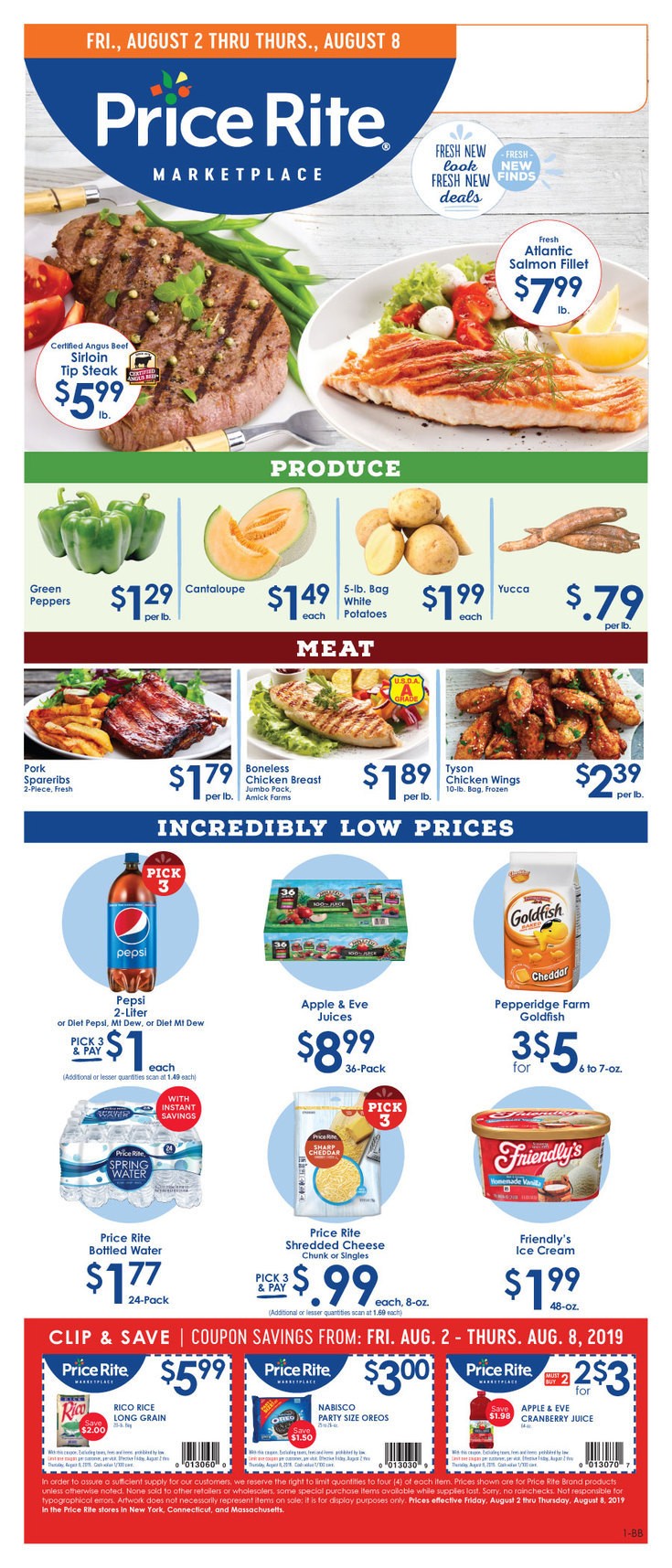 Price Rite Weekly Ad from August 2