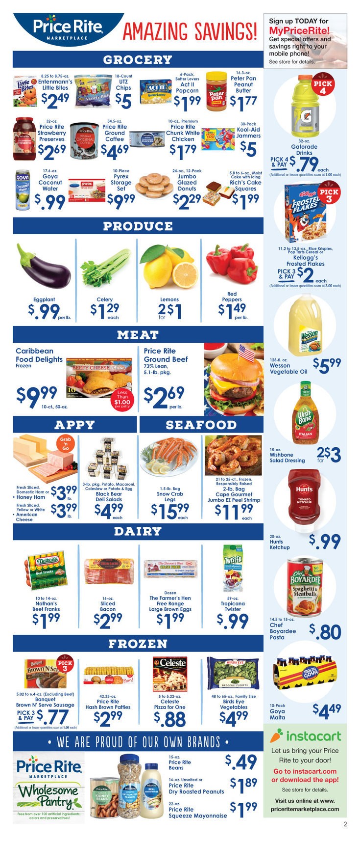 Price Rite Weekly Ad from August 2