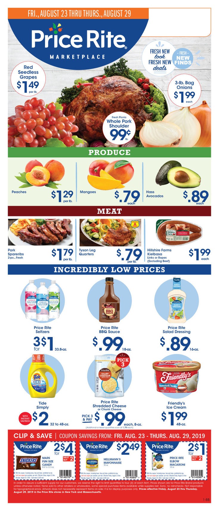 Price Rite Weekly Ad from August 23