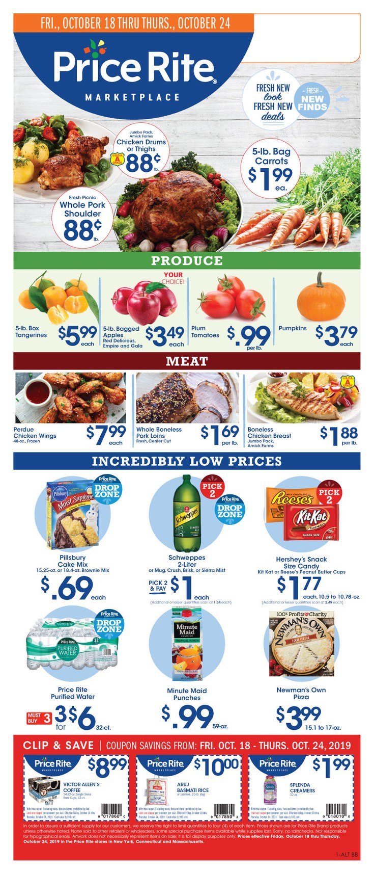 Price Rite Weekly Ad from October 18