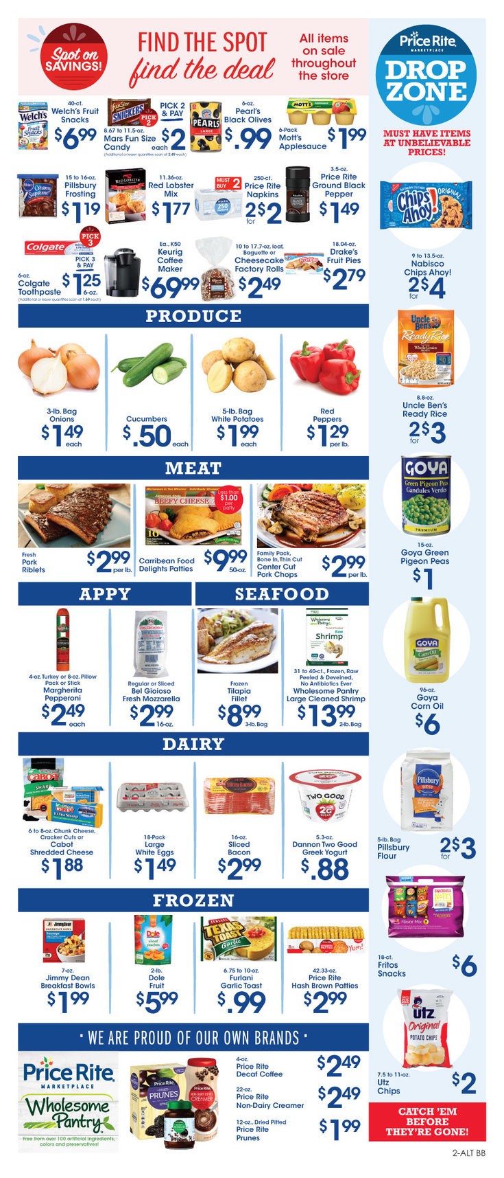 Price Rite Weekly Ad from October 18