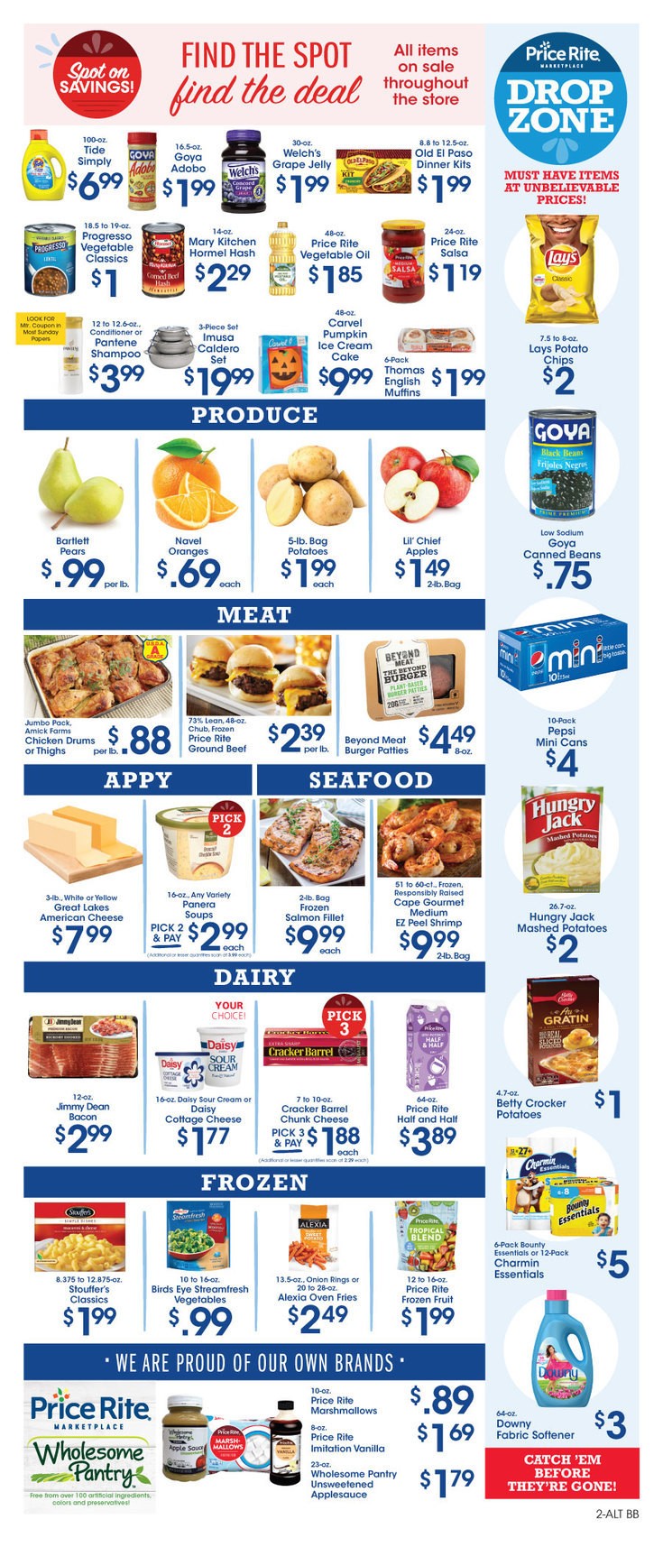 Price Rite Weekly Ad from October 25