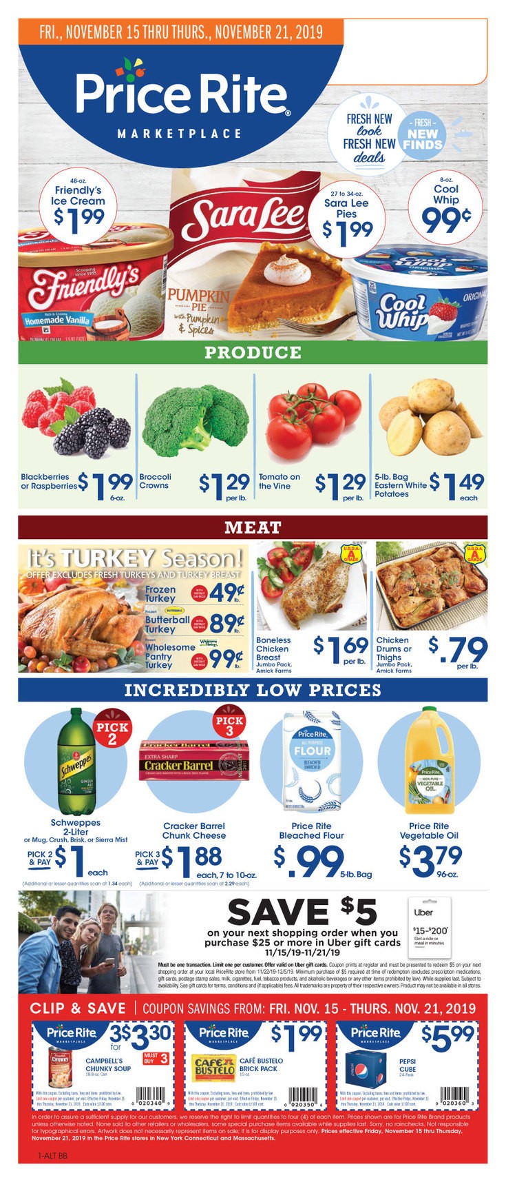 Price Rite Weekly Ad from November 15