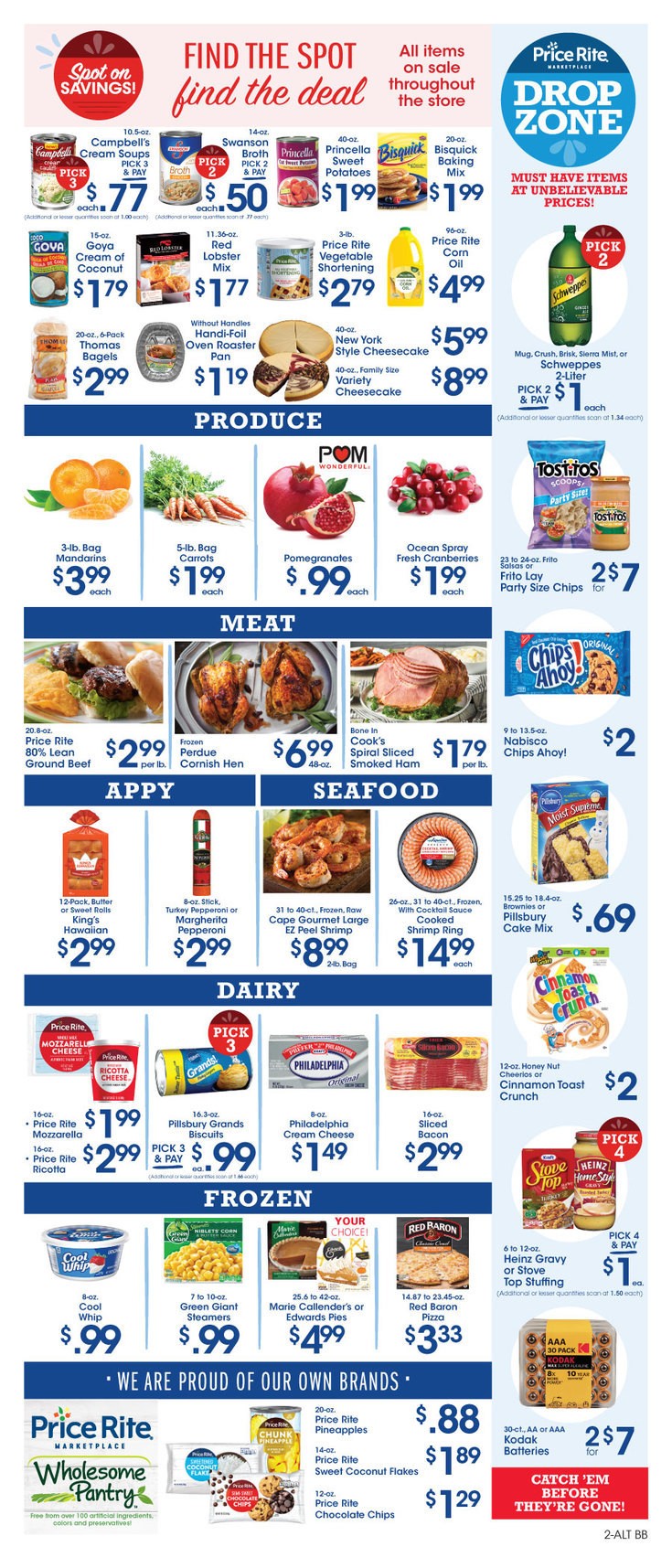 Price Rite Weekly Ad from November 22