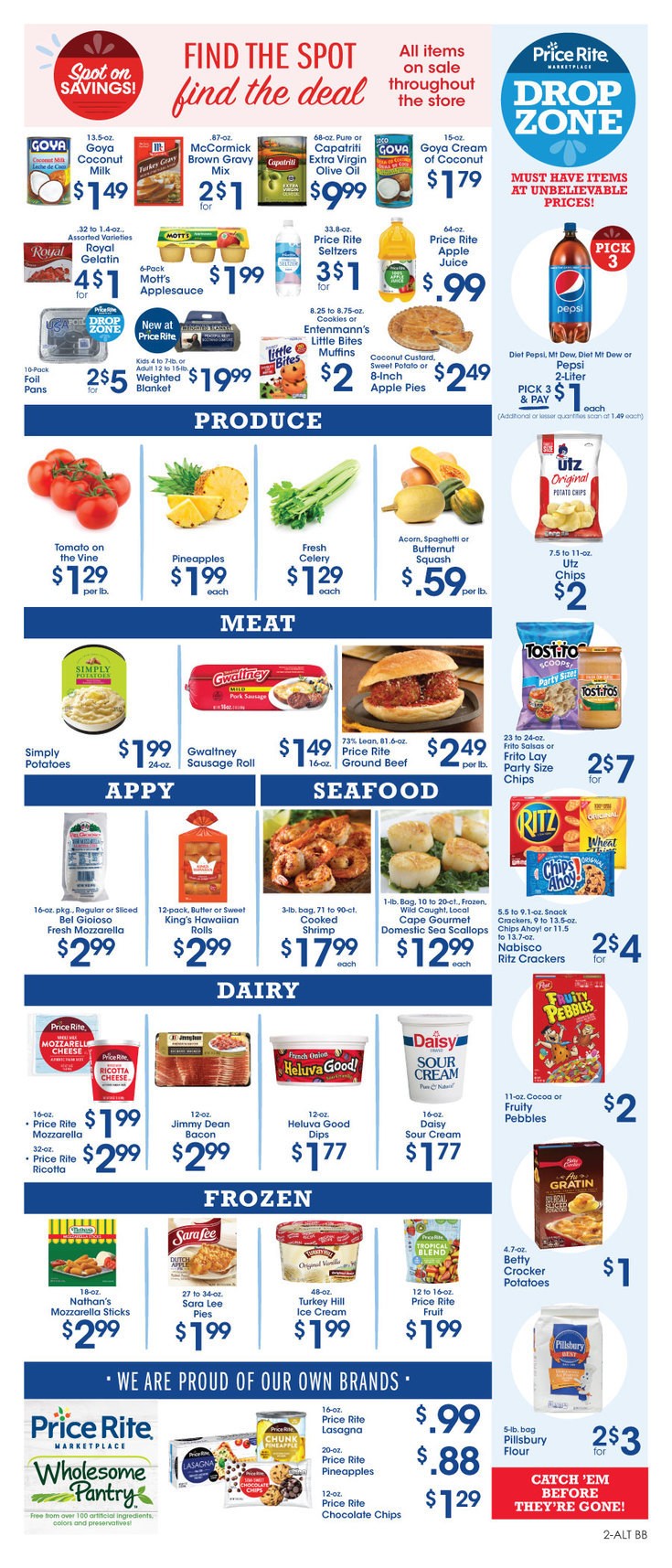 Price Rite Weekly Ad from December 20
