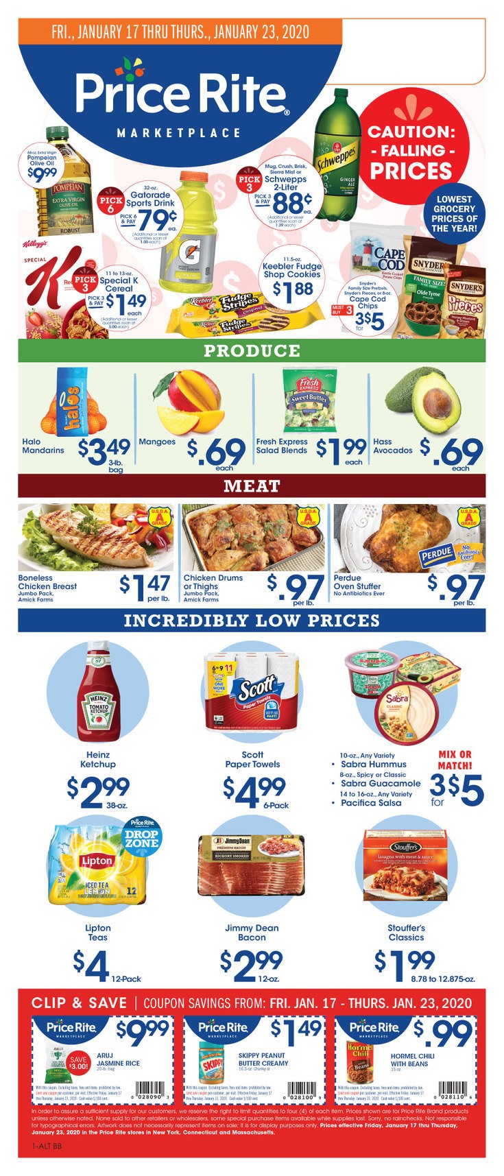 Price Rite Weekly Ad from January 17